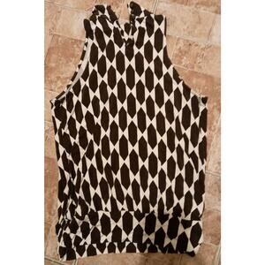 Michael Kors Women's Blouse T shirt Small Petite White solid Short Sleeve New